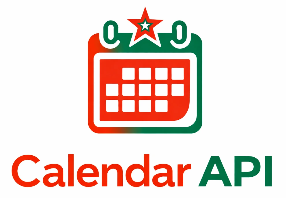 API Calendrier Marocain | Jours Fériés & Ouvrables REST + SDK Python logo